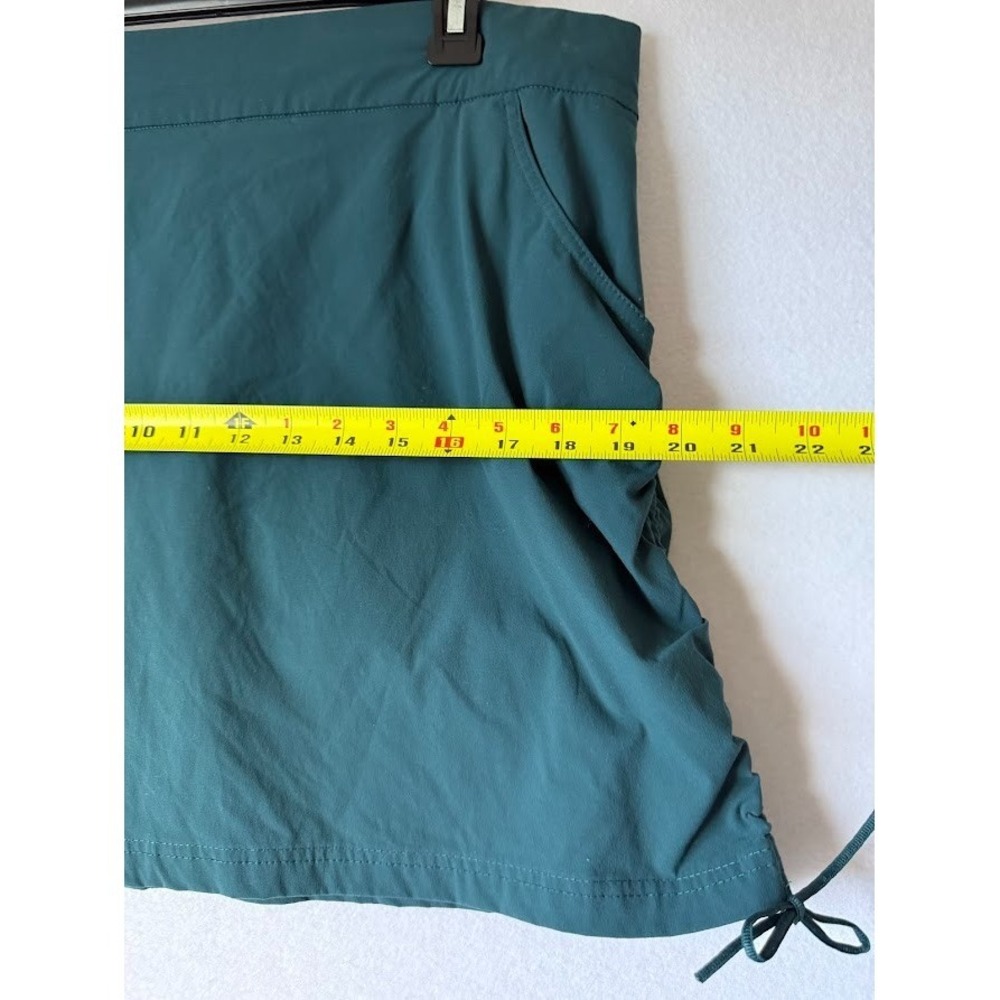 Columbia‎ Skort Women XL Green Stretch Drawstring Hem Outdoor Activewear - Picture 6 of 16